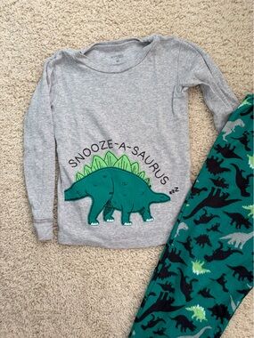 Simple Joys Dinosaur Pajama Set